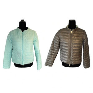 Duvetica Pure Goose New Down Reversible Jacket Coat size 44